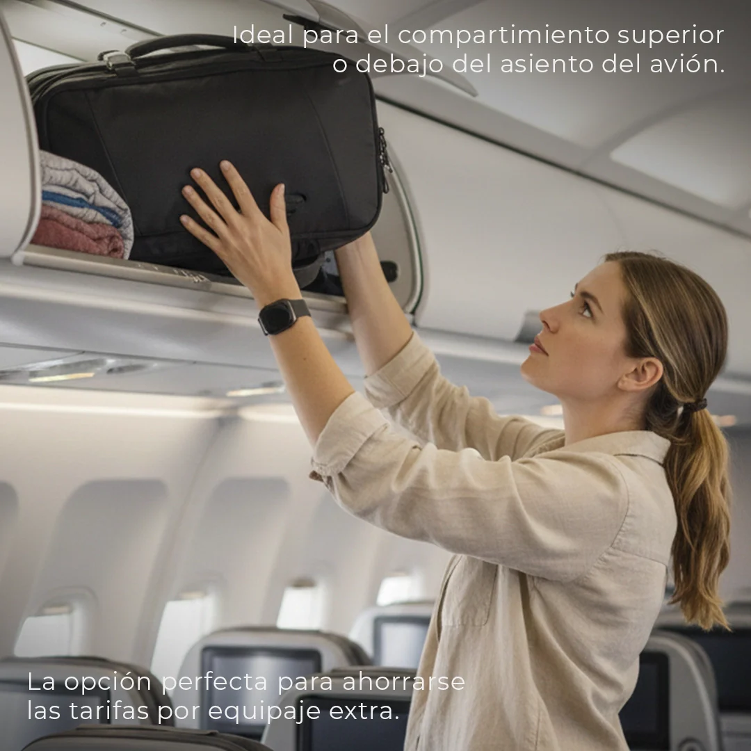 MOCHILA DE VIAJE CARRY ON PRO - NEGRA - Image 5