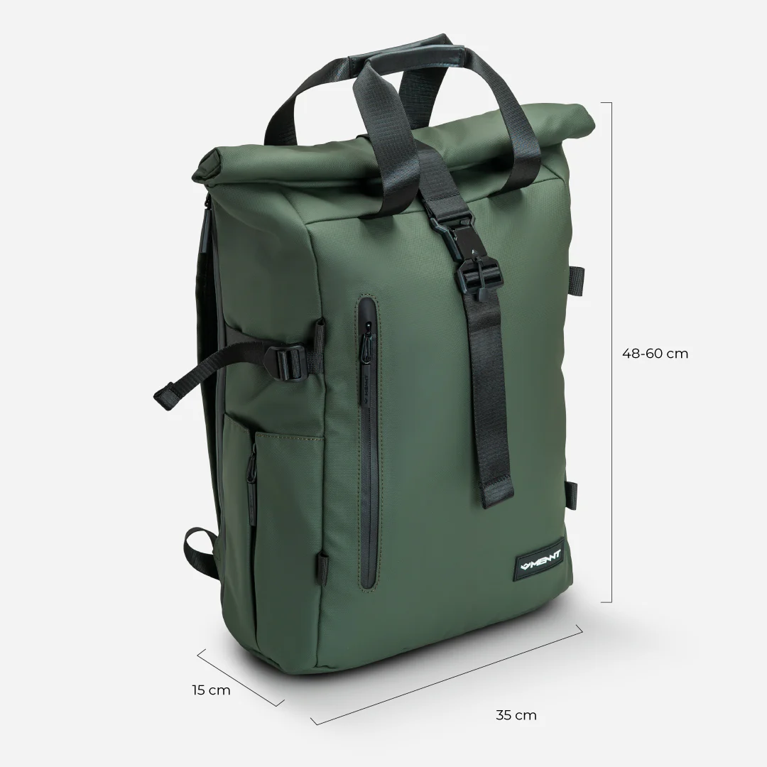 MOCHILA ROLL BAG - OLIVE GREEN - Image 7